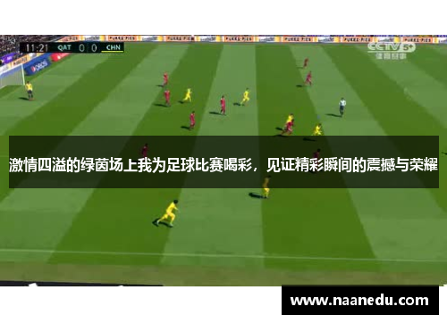 激情四溢的绿茵场上我为足球比赛喝彩，见证精彩瞬间的震撼与荣耀