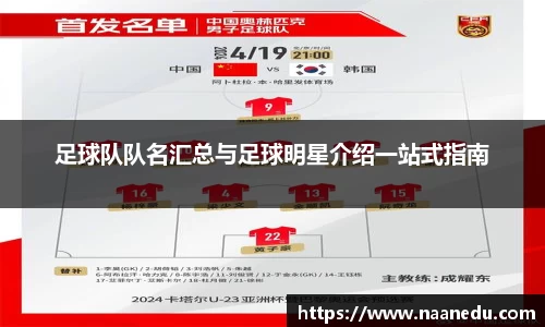 足球队队名汇总与足球明星介绍一站式指南